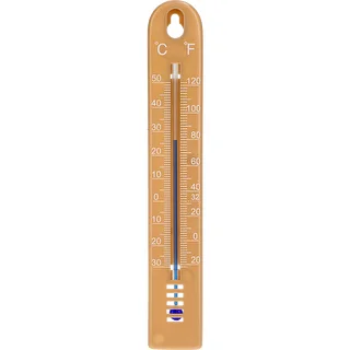 Termometru universal (-30 până la +50°C), 17 cm, maro deschis