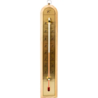 Termometru de cameră cu scară aurie (-10°C până la +60°C) 28cm mix