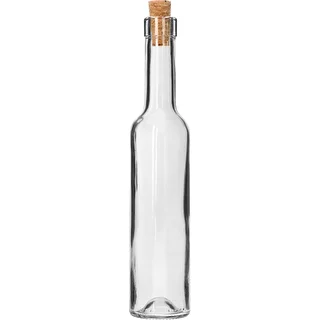 Sticlă BELISSIMO 250 ml, cu dop din plută naturală, 1 buc.