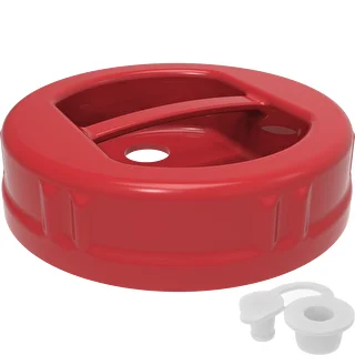 Capac din plastic fi 100 twist-off cu orificiu și dop