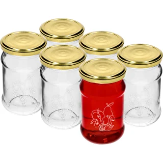 Borcan TO 300ml cu imprimare - mix de fructe și capac fi66/4 - 6 buc.