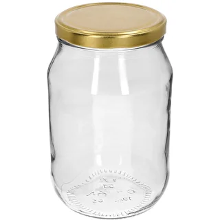 Borcan TO 1,7 L cu capac auriu fi 100/6, 1 buc.