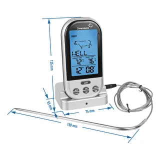 Termometru de bucătărie electronic fără fir cu sondă (0°C până la 250°C) – photo 3