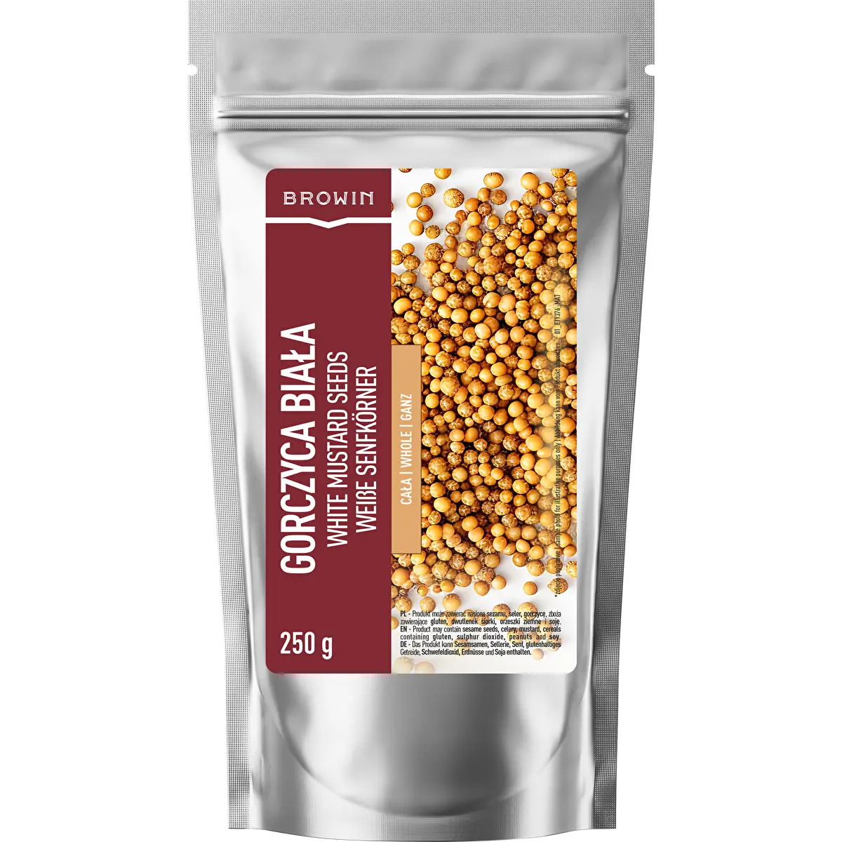 Boabe de muștar alb, 250 g