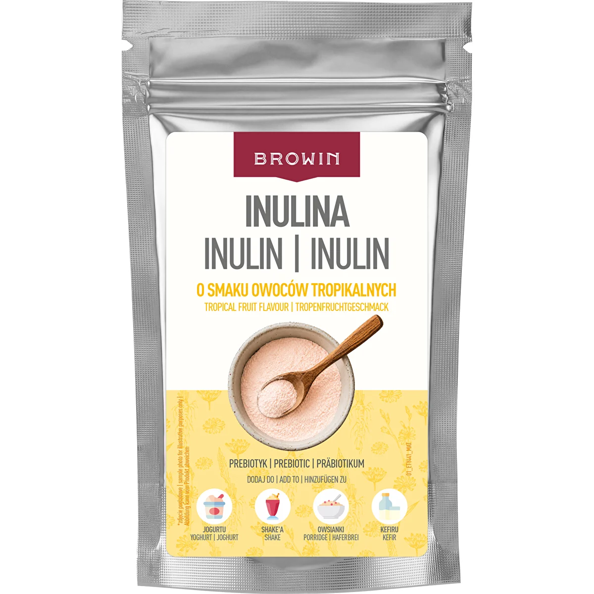 Inulină cu aromă de fructe tropicale, 100 g