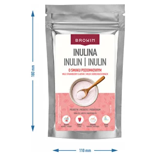 Inulină cu aromă de frăguțe, 100 g – photo 3
