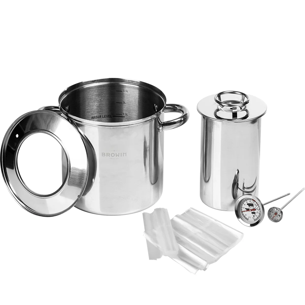 Set cu mantă de apă - șuncar 1,5 kg + oală