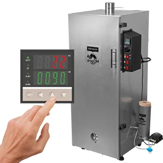 Afumătoare dragON din oțel, 220 L – cu controler digital