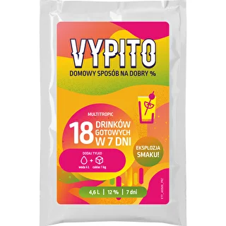 VYPITO 12%, plic pentru 18 băuturi – Multitropic, 126 g
