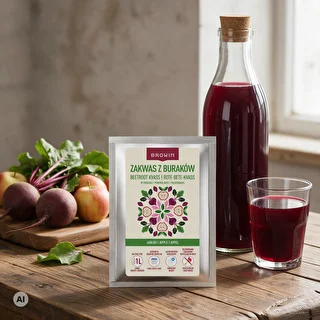 Ferment de sfeclă roșie pudră cu măr, 36 g – photo 4