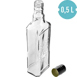 Sticlă Tynktura, 500 ml cu capac filetat - Ren de Crăciun – photo 4