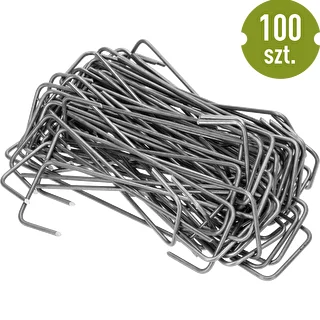 Ace pentru agrotextil, din oțel tip L - 100 buc. – photo 4