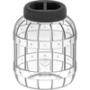 Borcan rezistent la spargere, multifuncțional, cu capac negru, 3L ['borcane pentru conserve', ' borcan', ' borcan pentru castraveți', ' pentru lichioruri', ' borcan 3 l', ' borcan cu certificat', ' borcan rezistent la spargere', ' borcan universal', ' borcan multifuncțional', ' borcan pentru conserve', ' borcan din plastic', ' borcan din material plastic']