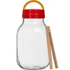 Borcan TO 3 L cu capac de plastic + clești fi 100 - 8 