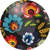 Capac fi 82/6 Folk negru - 10 buc. ['Capace pentru borcane', ' capac pentru borcan', ' capace fi 82', ' capace cu 4 cleme', ' capace pentru pasteurizare', ' capace folclorice', ' capace negre', ' capace pentru borcane', ' pentru conserve']