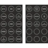 Etichete autocolante pentru condimente, rotunde, negre - 30 buc. ['etichete pentru condimente', ' etichete pentru borcane', ' etichete pentru recipiente', ' etichete pentru recipiente cu condimente', ' etichete pentru ierburi', ' etichete negre pentru condimente', ' etichete autocolante pentru condimente', ' etichete pentru borcane']