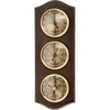 Stație meteo retro - culoare wenge cu cadrane aurii - 3 