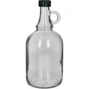 Sticlă Gallone 1L fără împletitură, cu capac - 6 