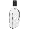 Sticlă Klasztorna 500 ml cu capac și imprimeu „Fructe”, model 1 - 12 