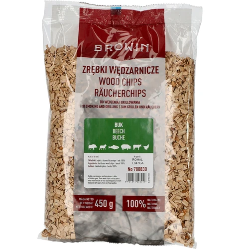 Așchii de lemn pentru afumare/grătar, fag, 450 g, cl. 8
