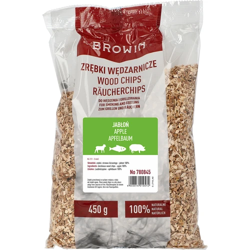 Așchii din lemn de măr pentru afumare/grătar - 450 g, clasa 2