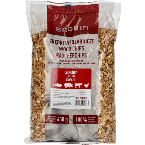 Așchii pentru afumare/grătar, cireș, 450 g, cl. 8