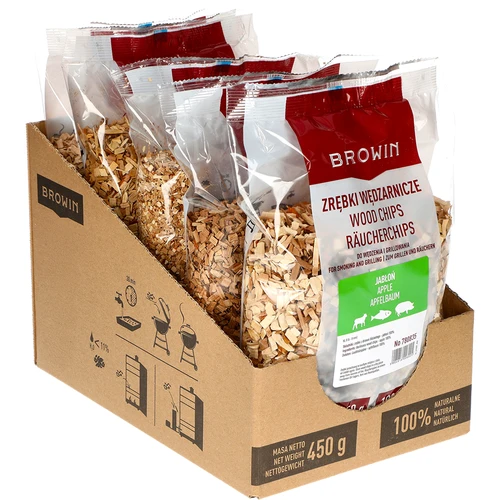 Așchii pentru afumare/grătar, măr, 450 g, cl. 8 - 2