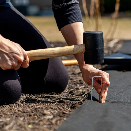 Ace pentru agrotextil, din oțel tip U - 100 buc. - 9