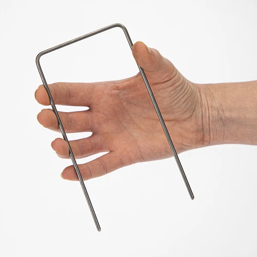 Ace pentru agrotextil, din oțel tip U - 100 buc. - 6