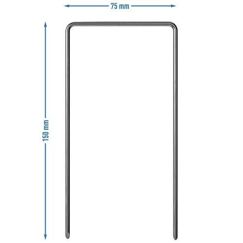 Ace pentru agrotextil tip U 100 buc. - 7