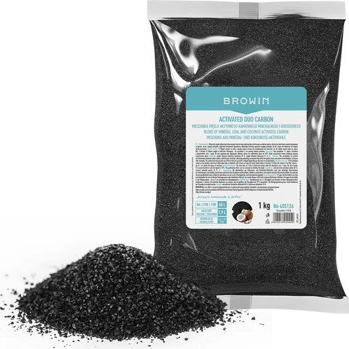 Activated Duo Carbon – amestec de cărbune activ mineral (din huilă) și din cocos, 1 kg, pentru 60 L - 2