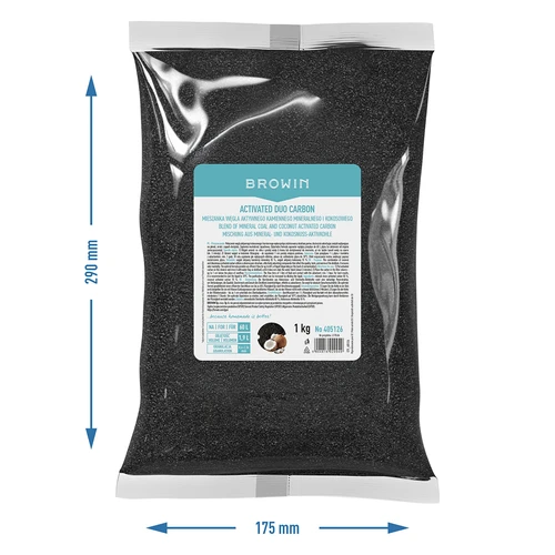 Activated Duo Carbon – amestec de cărbune activ mineral (din huilă) și din cocos, 1 kg, pentru 60 L - 7