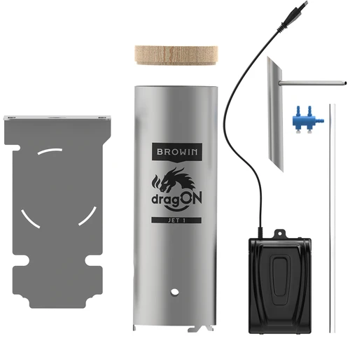 Afumătoare 115 L dragON Wood 60E din lemn, cu modul de încălzire electric și controler - 10