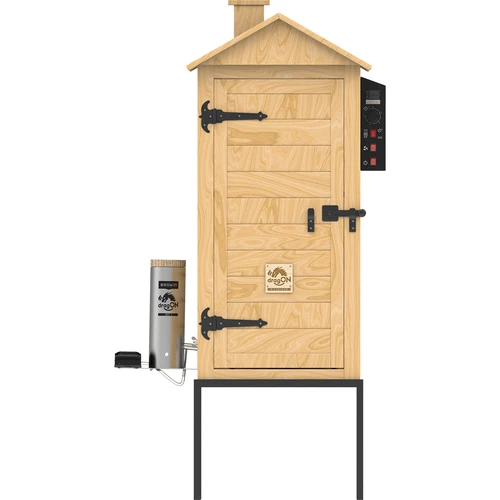 Afumătoare 200 L dragON Larch E21 - din larice, cu modul de încălzire electric și controler - 3