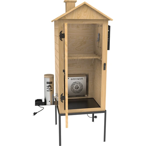 Afumătoare 200 L dragON Larch E21 - din larice, cu modul de încălzire electric și controler - 5