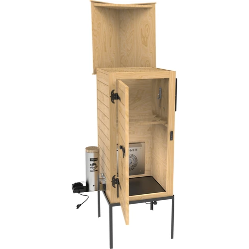 Afumătoare 200 L dragON Larch E21 - din larice, cu modul de încălzire electric și controler - 7