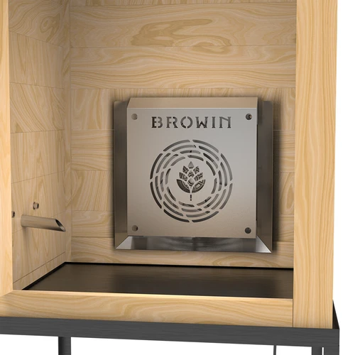 Afumătoare 200 L dragON Larch E21 - din larice, cu modul de încălzire electric și controler - 10