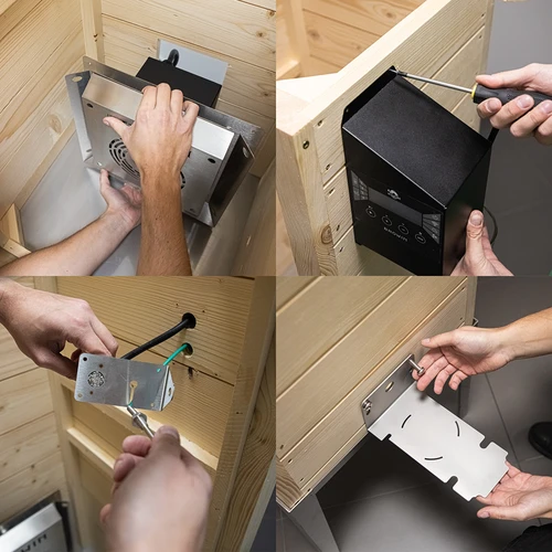 Afumătoare cu Wi-Fi, 200 L – dragON WOOD 100IQ cu modul electric de încălzire și controler - 14