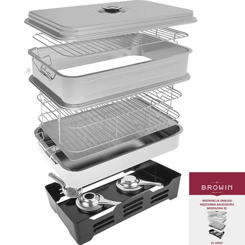 Afumătoare de balcon cu capacitate reglabilă - 2