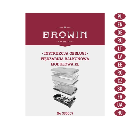 Afumătoare de balcon cu capacitate reglabilă - 8
