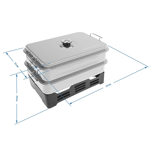 Afumătoare de balcon cu capacitate reglabilă - 6