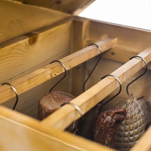 Afumătoare de grădină din lemn 200 L – dragON Wood 100E cu modul de încălzire electric și controler - 16