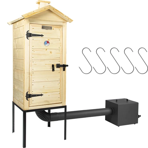 Afumătoare din lemn, 100 cm, cu focar - 2