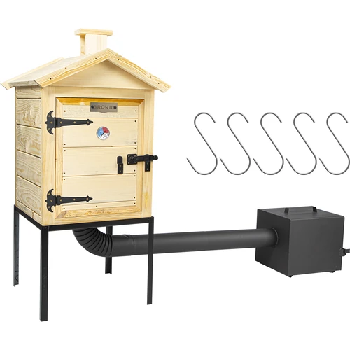 Afumătoare din lemn 60 cm, cu vatră - 2