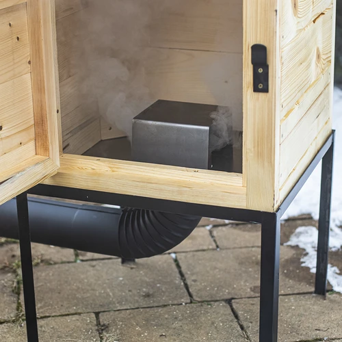 Afumătoare din lemn 60 cm, cu vatră - 8