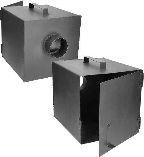 Afumătoare din lemn 60 cm, cu vatră - 5