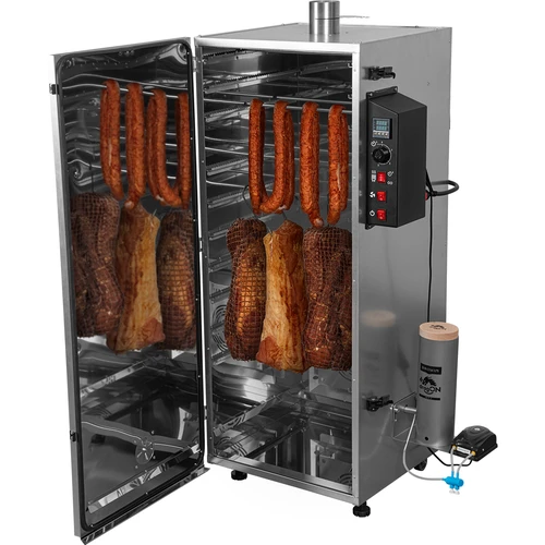 Afumătoare dragON din oțel 220 L – cu controler digital - 4