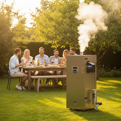 Afumătoare dragON din oțel 220 L, IQ – cu controler Wi-Fi - 15