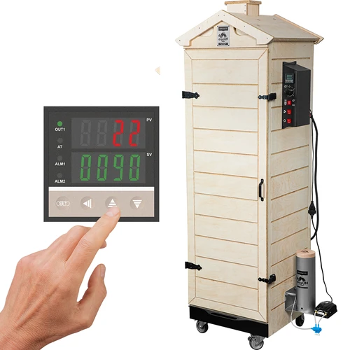 Afumătoare dragON PLYWOOD NATURE – fără cadru, modulară, cu controler digital, 320 L  - 1 