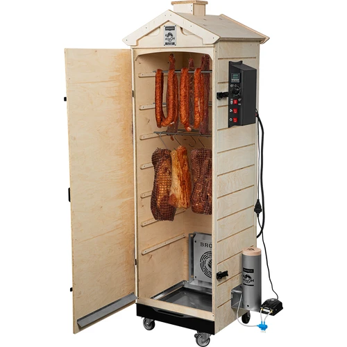 Afumătoare dragON PLYWOOD NATURE – fără cadru, modulară, cu controler digital, 320L - 4